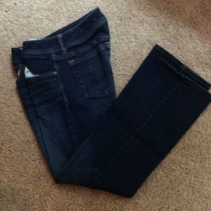 Dark wash American Eagles Bootcut Jeans